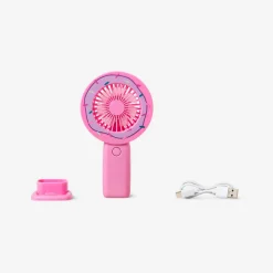 Ventilatore portatile - Ciambella rosa