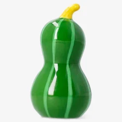 Zucca decorativa verde - 7 cm